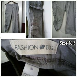 Fashion Bug Grey Cargo Pants